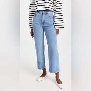 DL1961 Hepburn Wide Leg High Rise Vintage Ankle Jeans - 26, Reef